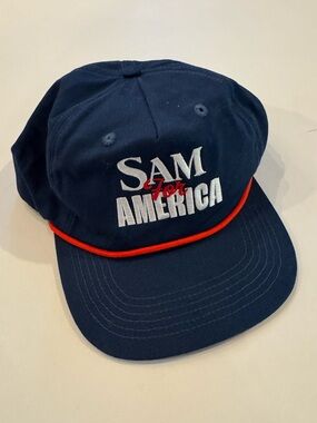 ‘Sam for America’ Samuel Adams Navy Blue Men's Cap